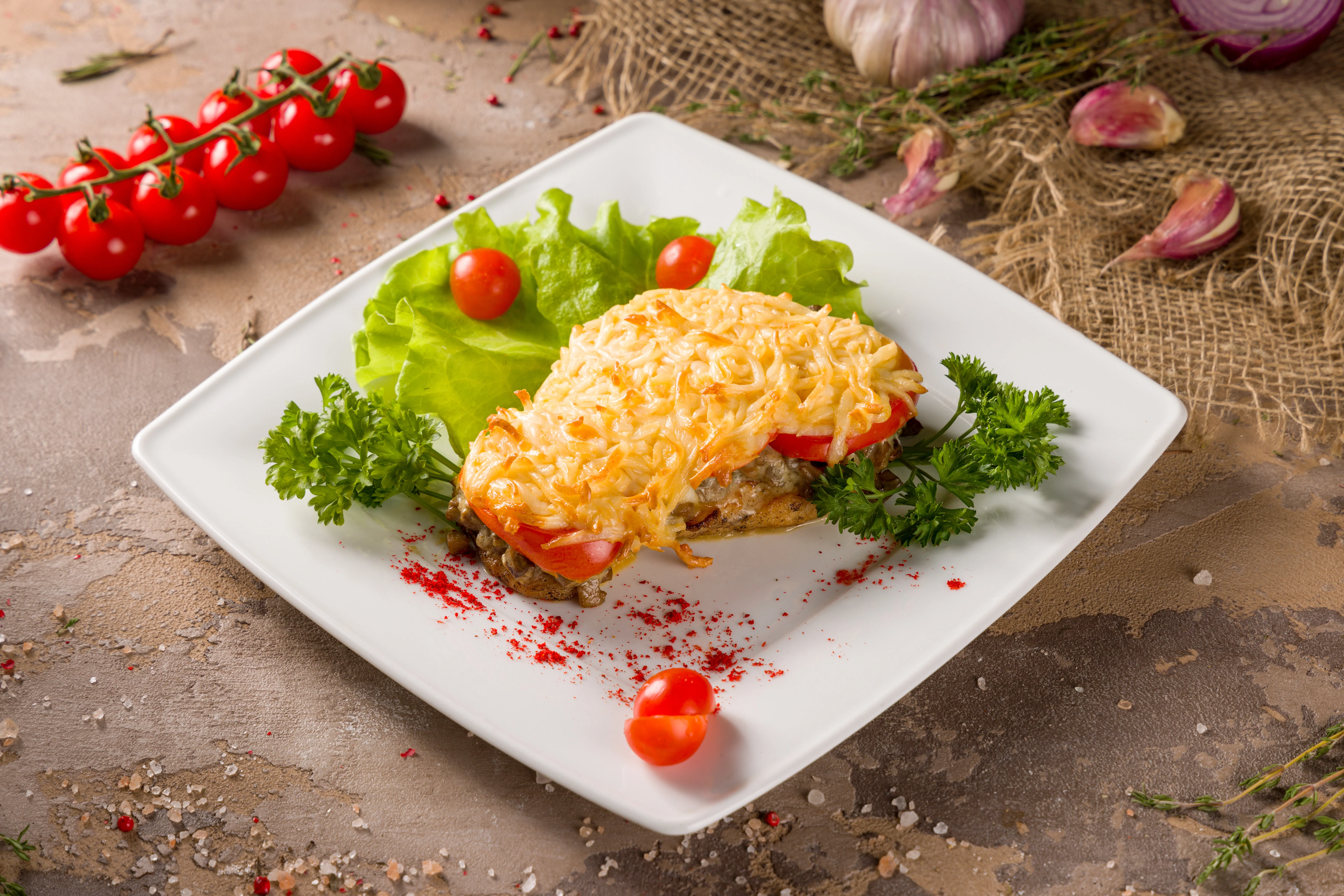 Мясо по-французски (курица)